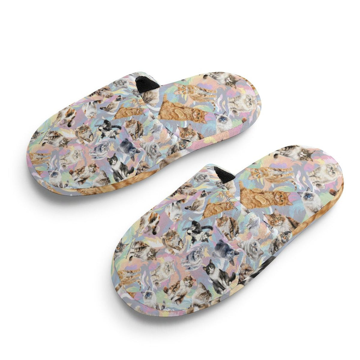10 Animal Designs, Children's Cotton Flannel Slippers