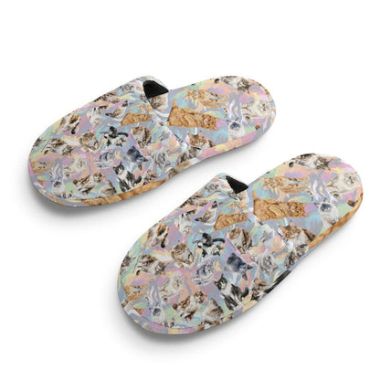 10 Animal Designs, Children's Cotton Flannel Slippers