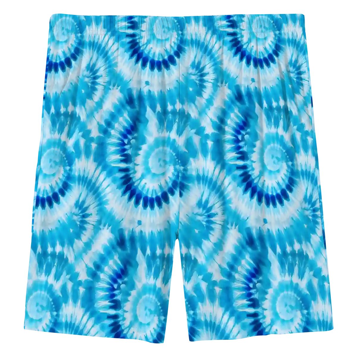 10 Tie Dye Designs, Men’s Polyester, pocketed, pajama Shorts