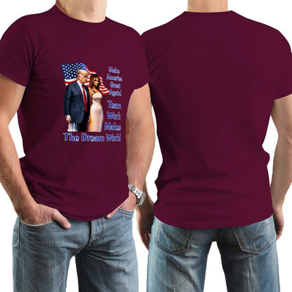 "Team Work makes the Dream work..", Donald Trump, Short Sleeve Cotton T-shirt
