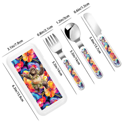 Kids Cutlery Set Straight Handle