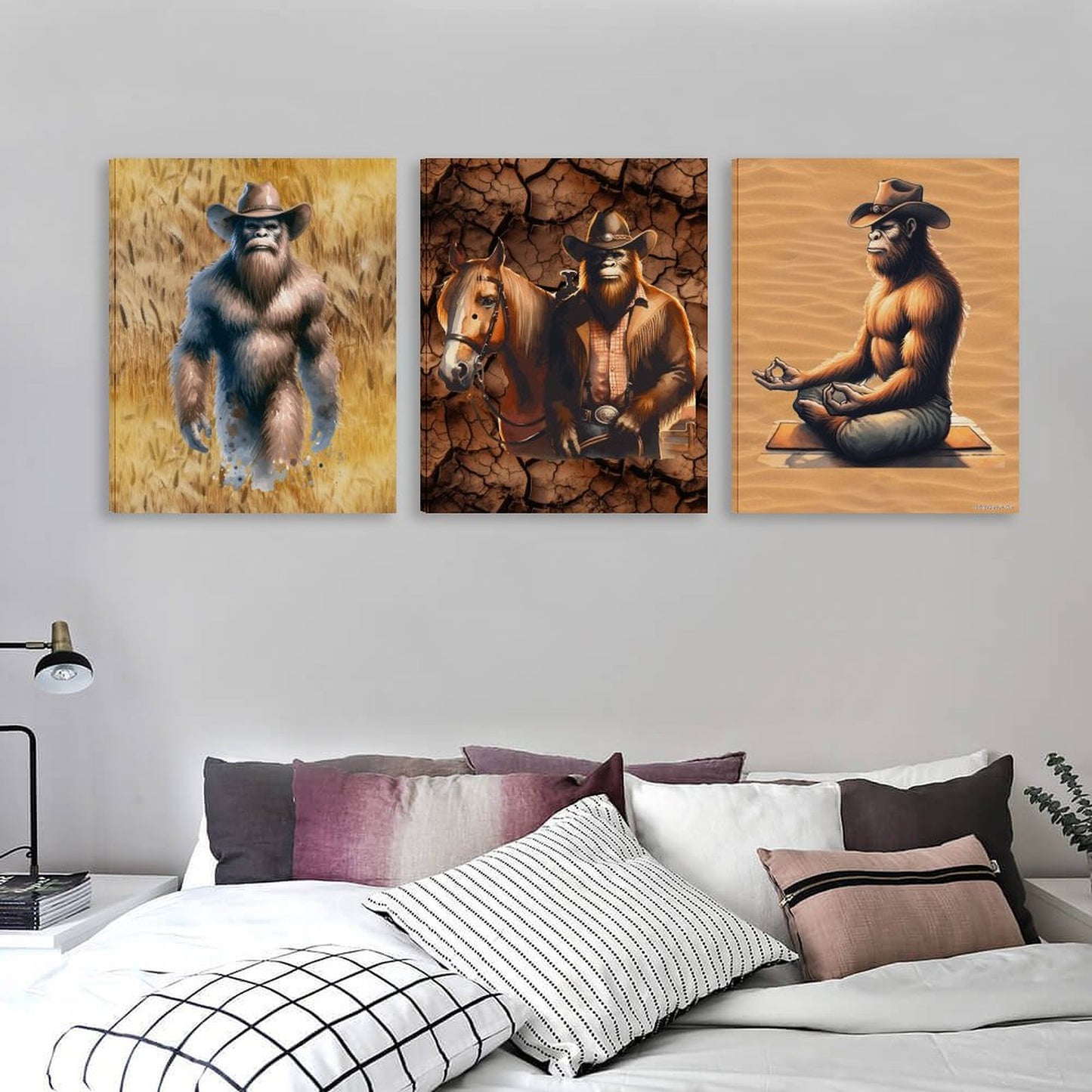 Canvas Wall Art -16”x 20” (x3) - Made In USA
