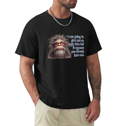 "I was going to give you..." Short Sleeve Cotton T-shirt Men