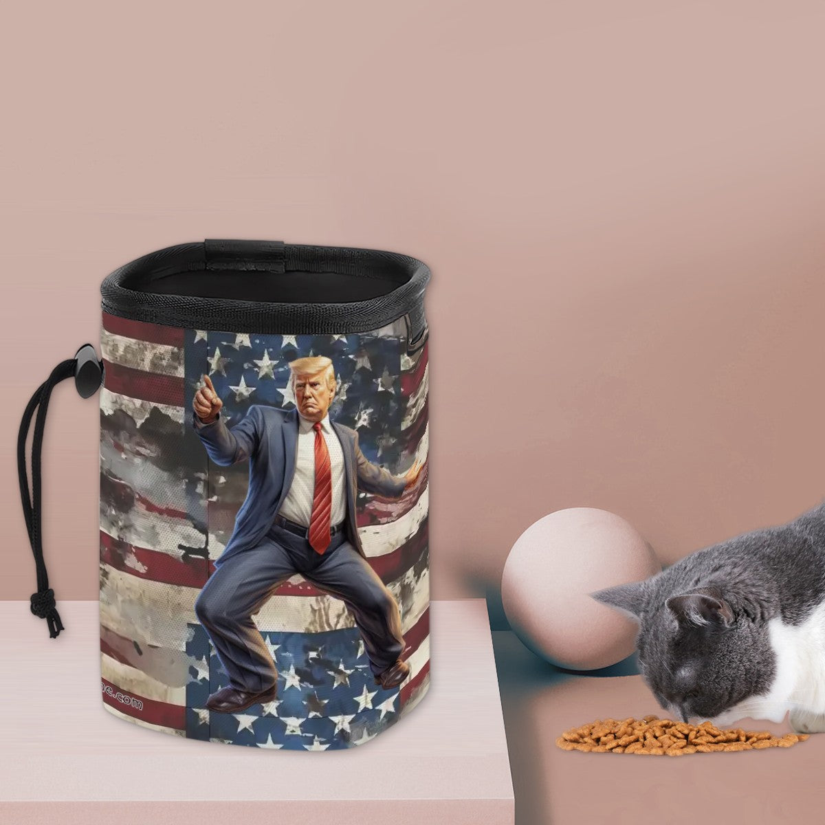 Donald Trump Dancing Pet Toy & Treat Pouch / Purse