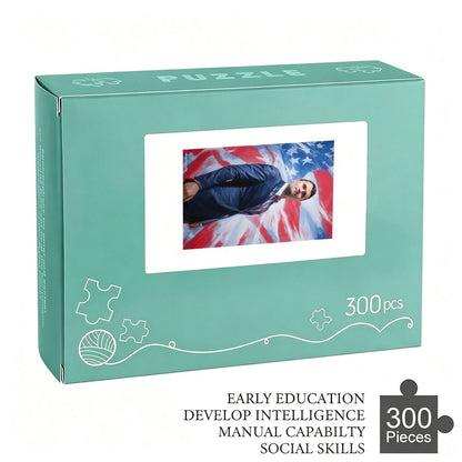 Charlie Kirk 300pcs Wooden Vertical Jigsaw Puzzle