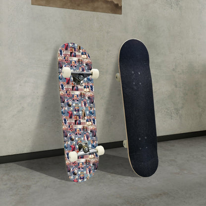 20 Donald Trump Designs, High Density 7 Layer Skateboard, Made In USA