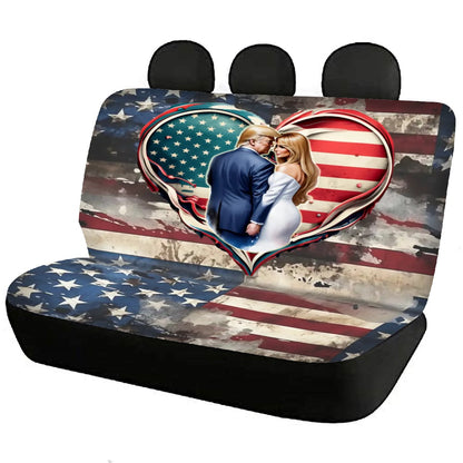Donald & Melania Trump, Car Seat Covers, Full 3 Piece Set