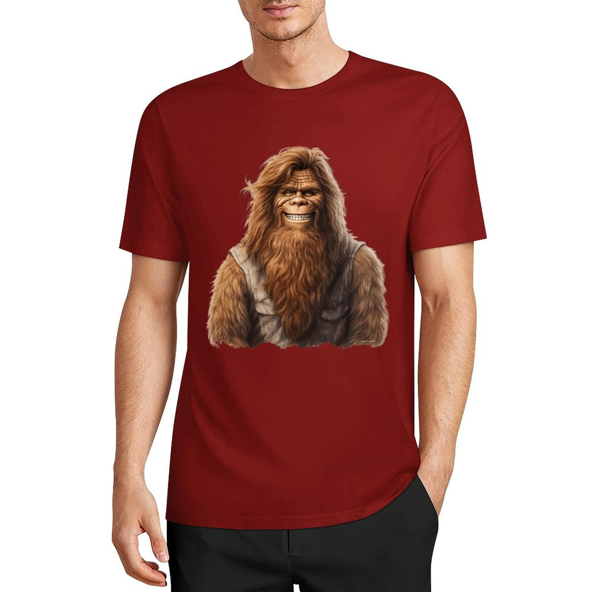 Bigfoot - Sasquatch Hillbillie Short Sleeve Cotton T-Shirt