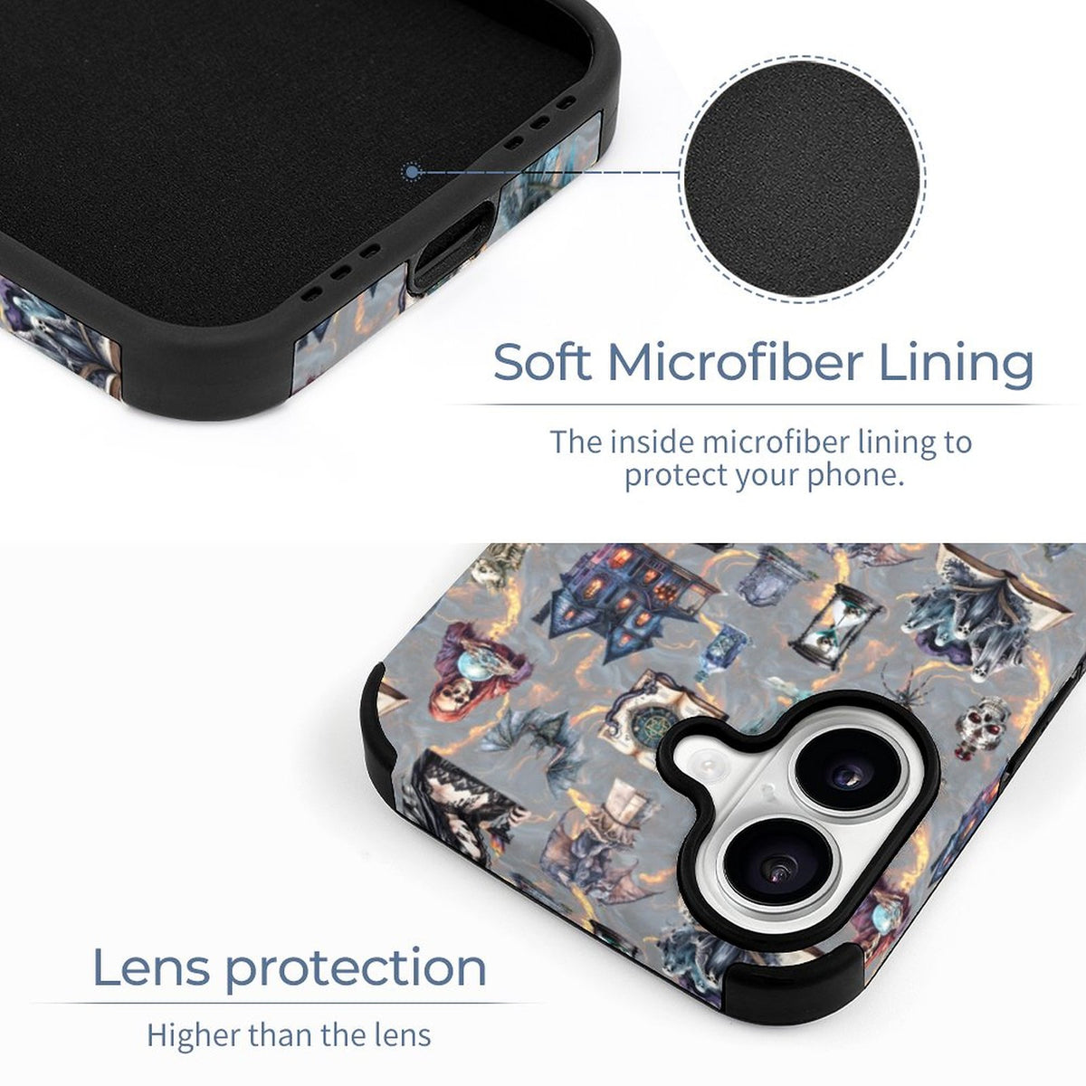 20 Misc Designs, Microfiber iPhone 16 Cases