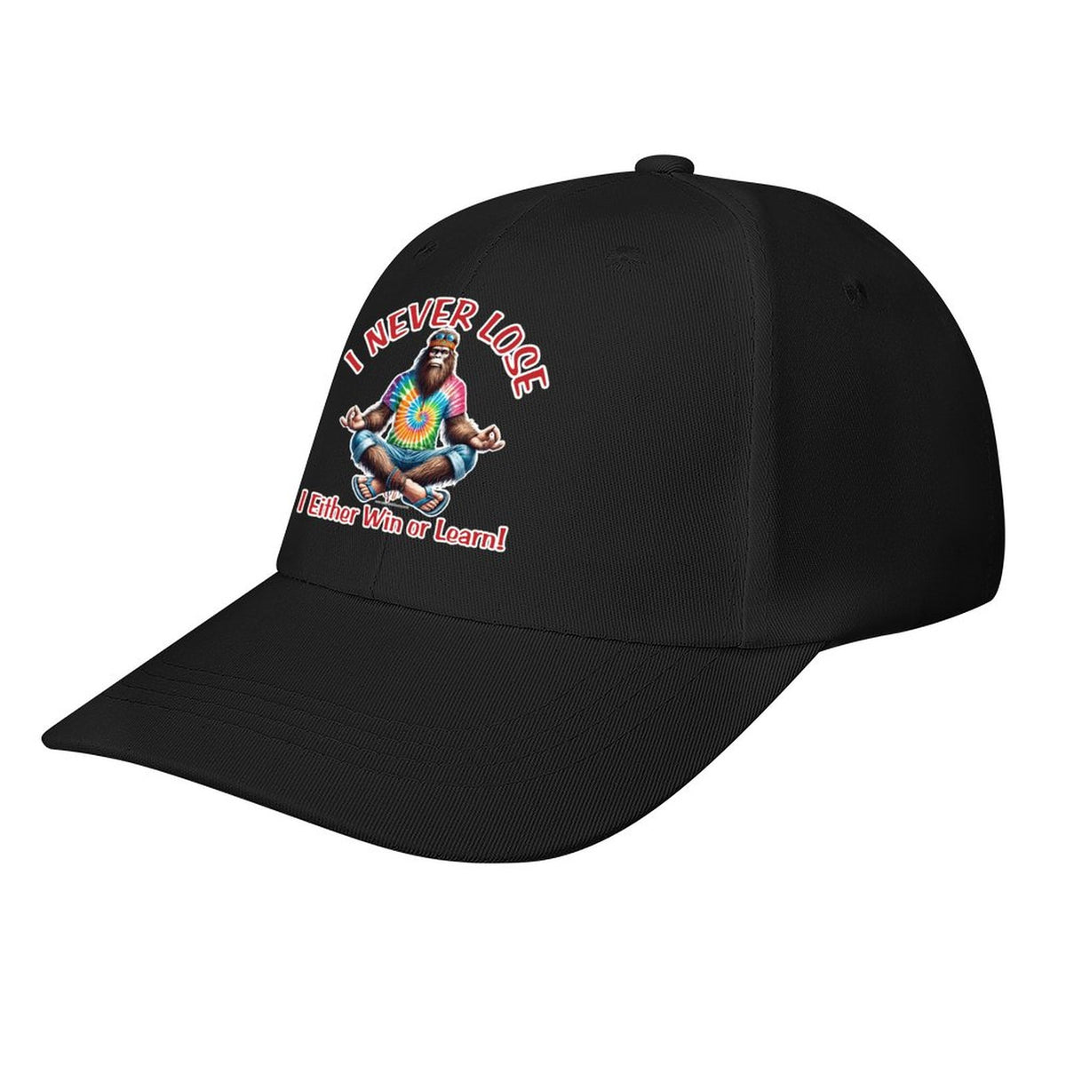 Bigfoot, Sasquatch “I never lose..", Baseball Cap – 8 Colors