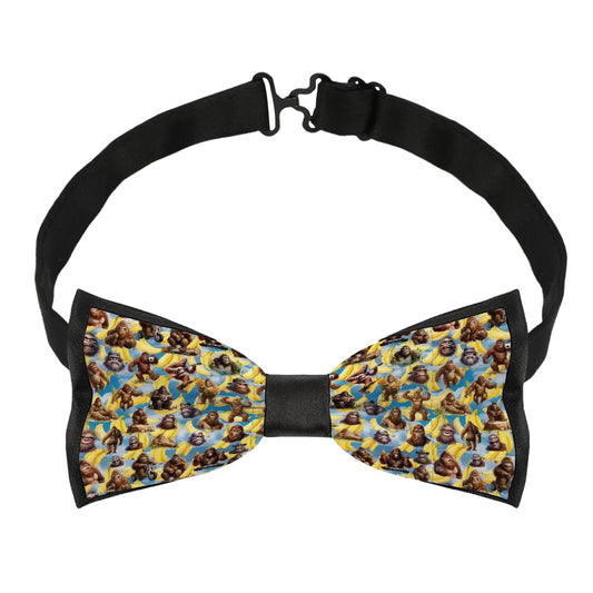 Bigfoot, Sasquatch, Bananas, Polyester BowTie
