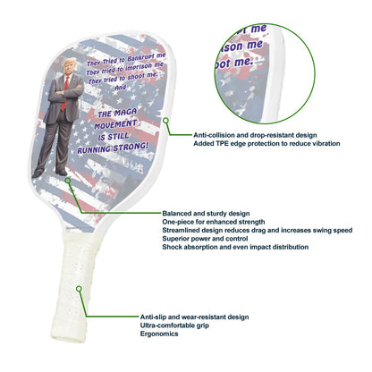 Donald Trump "MAGA Movement", Pickleball Paddle