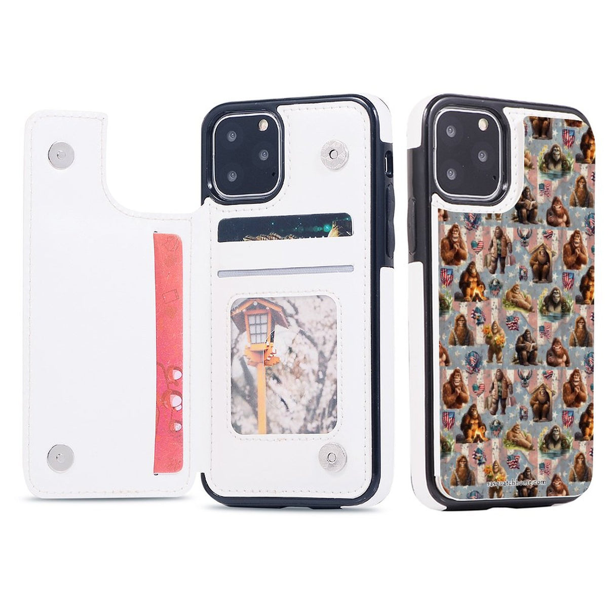 iPhone 11 Pro Flip Bigfoot, Sasquatch Wallet/ Mobile Phone Case, Cell phone cases
