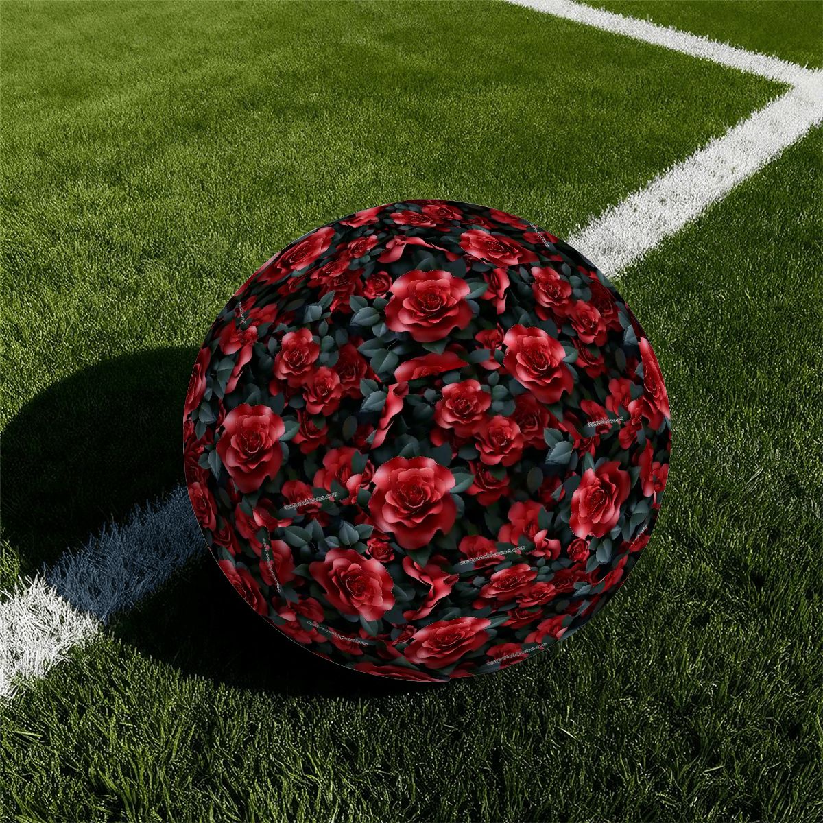8.5 Inch Training Soccer Ball, 10 Beautiful Flower Designs