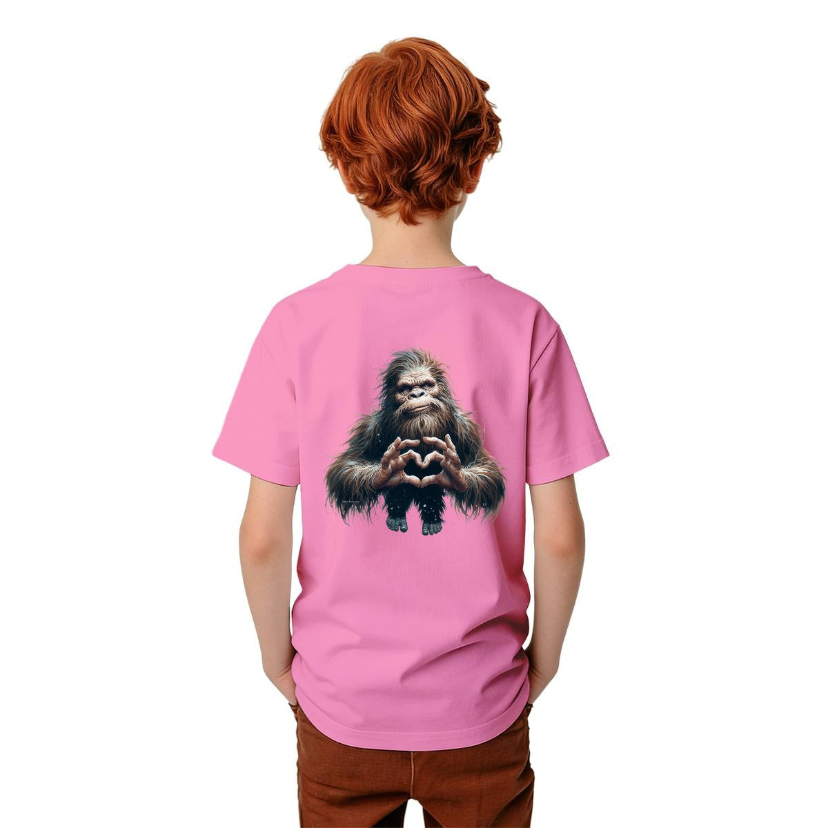 Bigfoot Sasquatch Designs, Kid’s Double Sided Gildan 5000B T Shirt