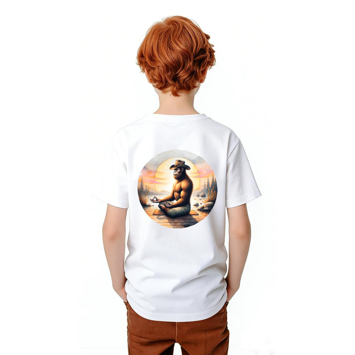 Bigfoot Sasquatch Designs, Kid’s Double Sided Gildan 5000B T Shirt