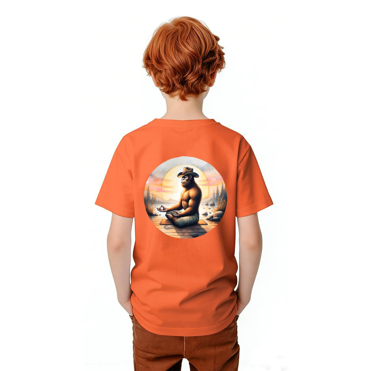 Bigfoot Sasquatch Designs, Kid’s Double Sided Gildan 5000B T Shirt
