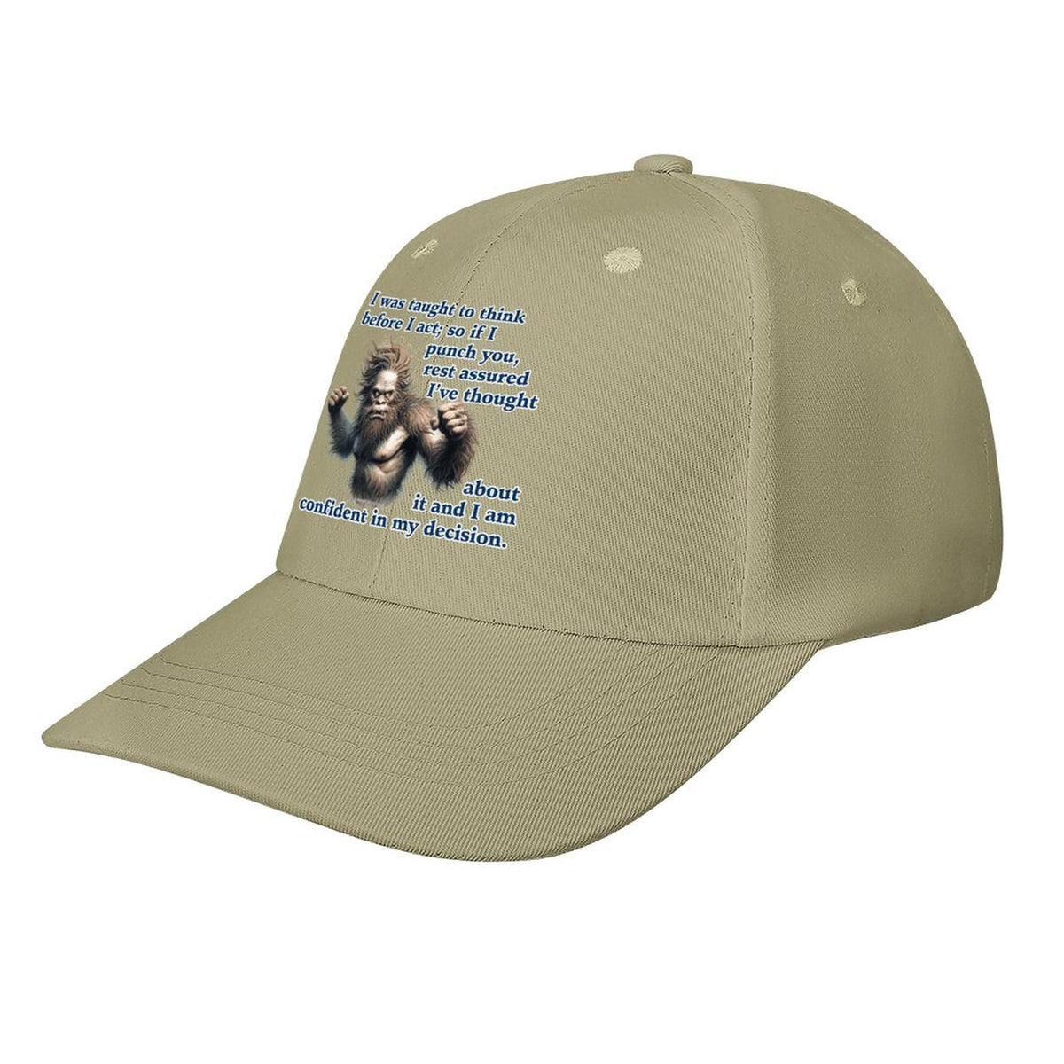 Bigfoot, Sasquatch “I was taught..", Baseball Cap – 8 Colors
