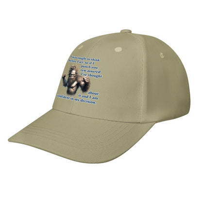 Bigfoot, Sasquatch “I was taught..", Baseball Cap – 8 Colors