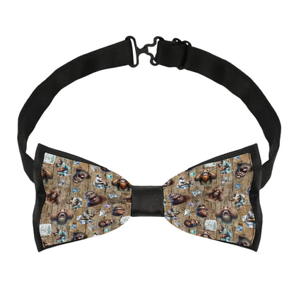 Bigfoot Sasquatch Toilet, Polyester BowTie