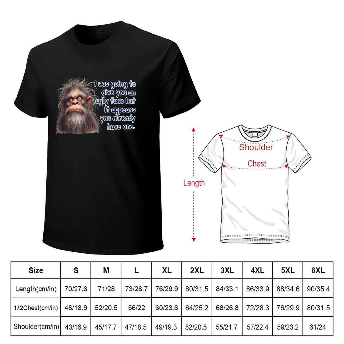 "I was going to give you..." Short Sleeve Cotton T-shirt Men