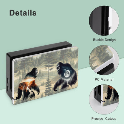 Sasquatch "night and Day" Nintendo Switch Dock Station Cover