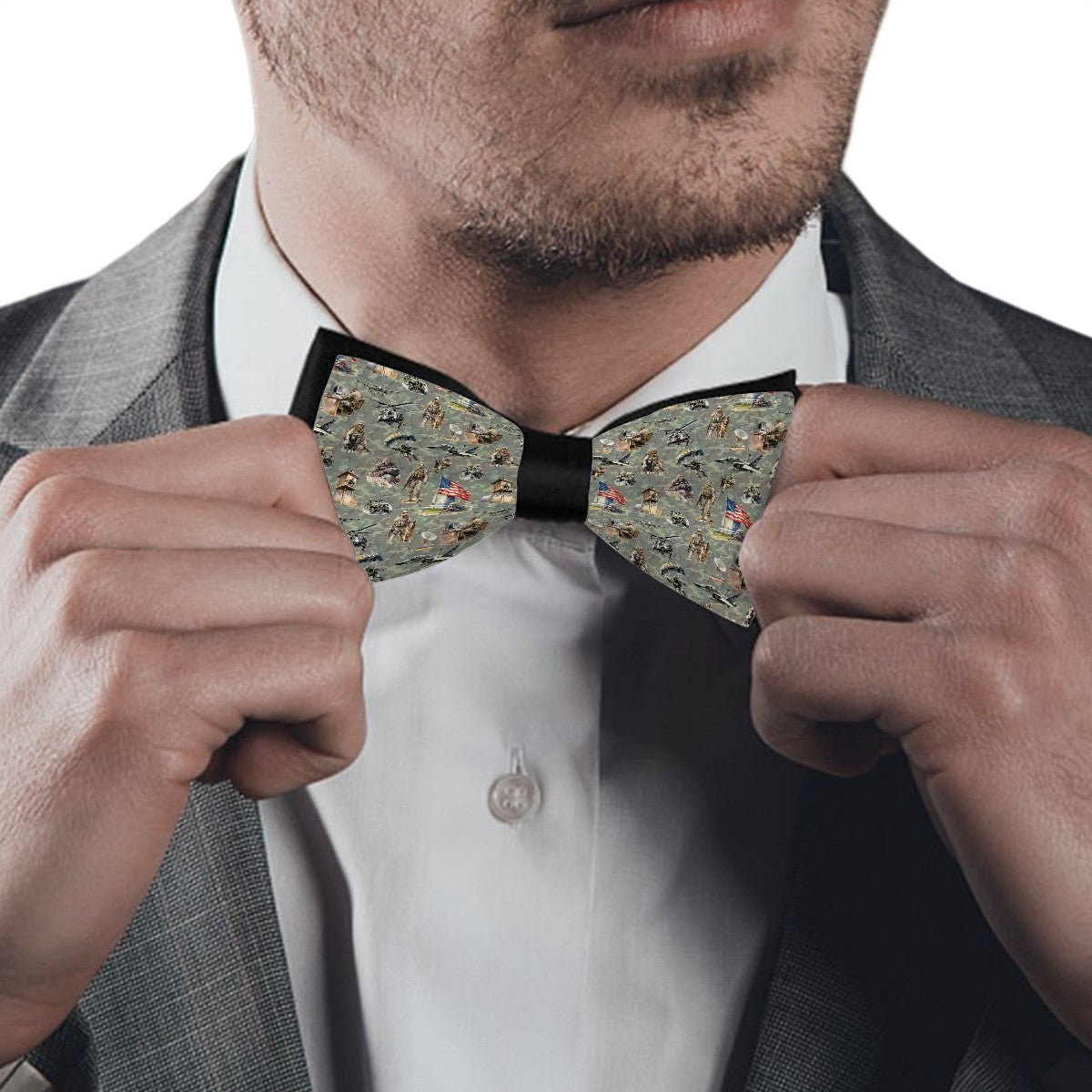 Military, Polyester BowTie