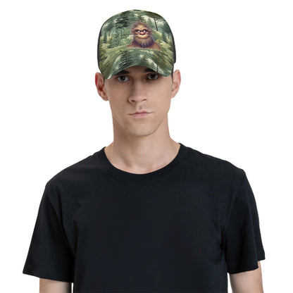 Bigfoot, Sasquatch, "If you find me offensive.." Baseball Cap, Polyester Twill