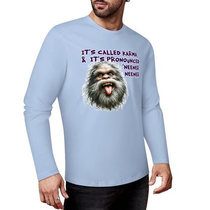 Bigfoot - Sasquatch Cotton Unisex Long Sleeve T-shirt