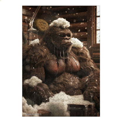 Sasquatch Bath 300pcs Wooden Vertical Jigsaw Puzzle