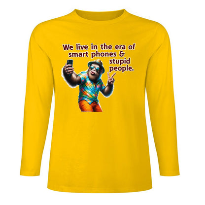 Bigfoot - Sasquatch Cotton Unisex Long Sleeve T-shirt
