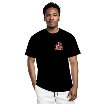 Sarcastic Sasquatch Short Sleeve 100% Cotton T-shirt- Double Sided
