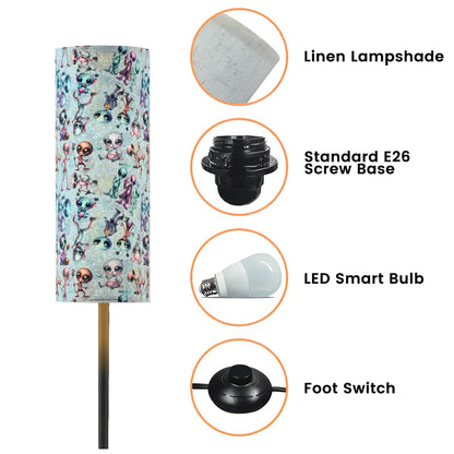 8 Alien Designs, Floor Lamp Modern Standing Lamp (Made in USA)