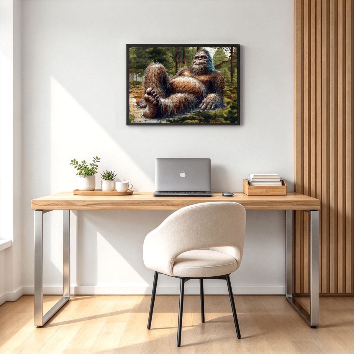 Laid Back Sasquatch 300pcs Horizontal Wooden Jigsaw Puzzles
