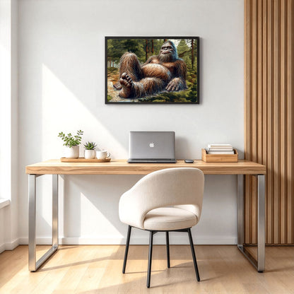 Laid Back Sasquatch 300pcs Horizontal Wooden Jigsaw Puzzles