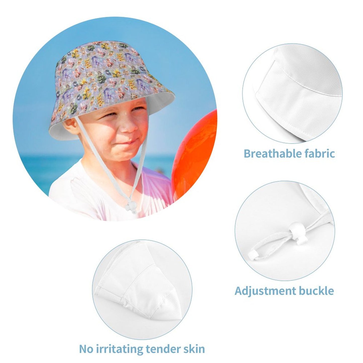 6 Fairy Designs, Kid’s Bucket Hat