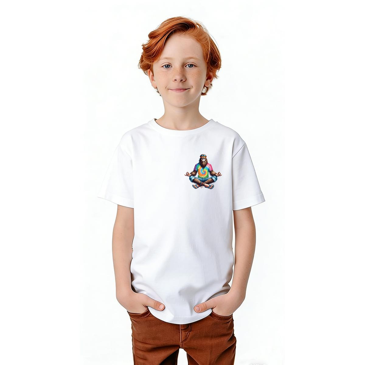 Bigfoot Sasquatch Designs, Kid’s Double Sided Gildan 5000B T Shirt