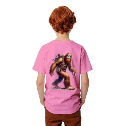 Bigfoot Sasquatch Designs, Kid’s Double Sided Gildan 5000B T Shirt