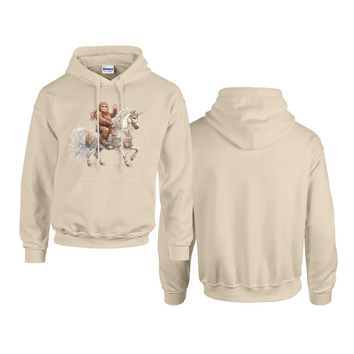 Sasquatch, Bigfoot Design, Gildan 18500 Poly-Cotton Hoodie