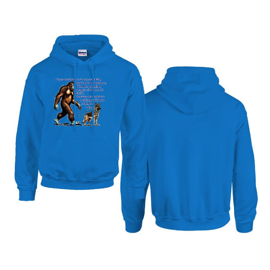 Sasquatch, Bigfoot Design, Gildan 18500 Poly-Cotton Hoodie
