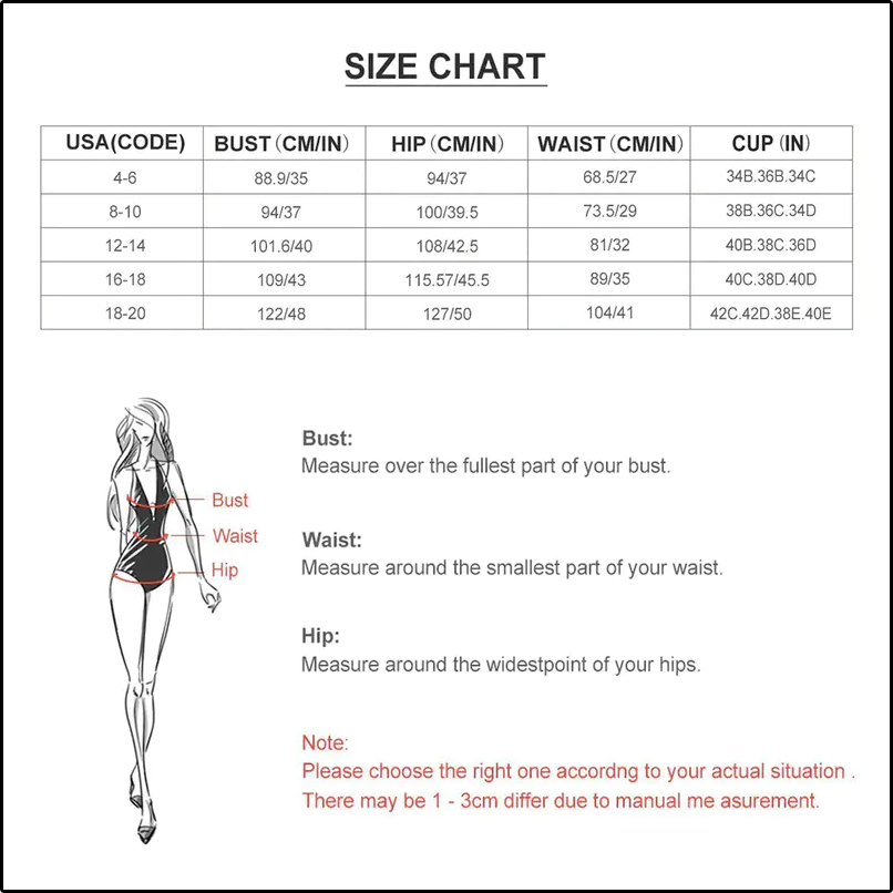 10 Beautiful Flower Designs, Women’s Deep V One Piece Swimsuit