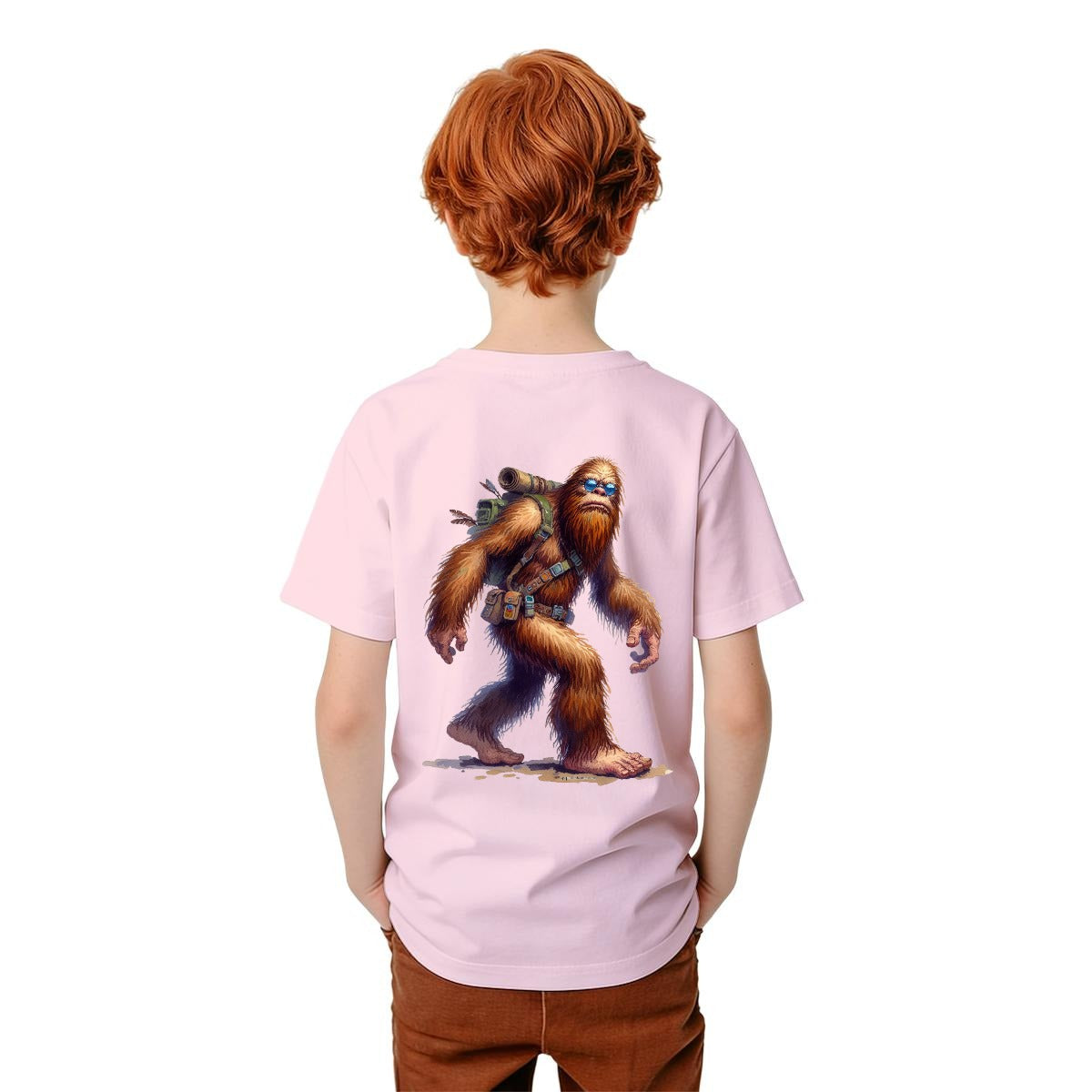 Bigfoot Sasquatch Designs, Kid’s Double Sided Gildan 5000B T Shirt