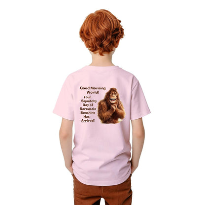 Bigfoot Sasquatch Designs, Kid’s Double Sided Gildan 5000B T Shirt