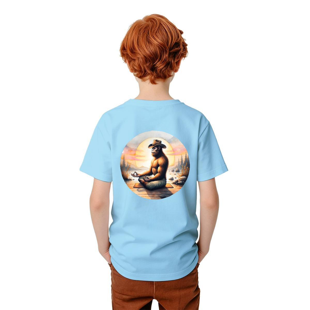 Bigfoot Sasquatch Designs, Kid’s Double Sided Gildan 5000B T Shirt