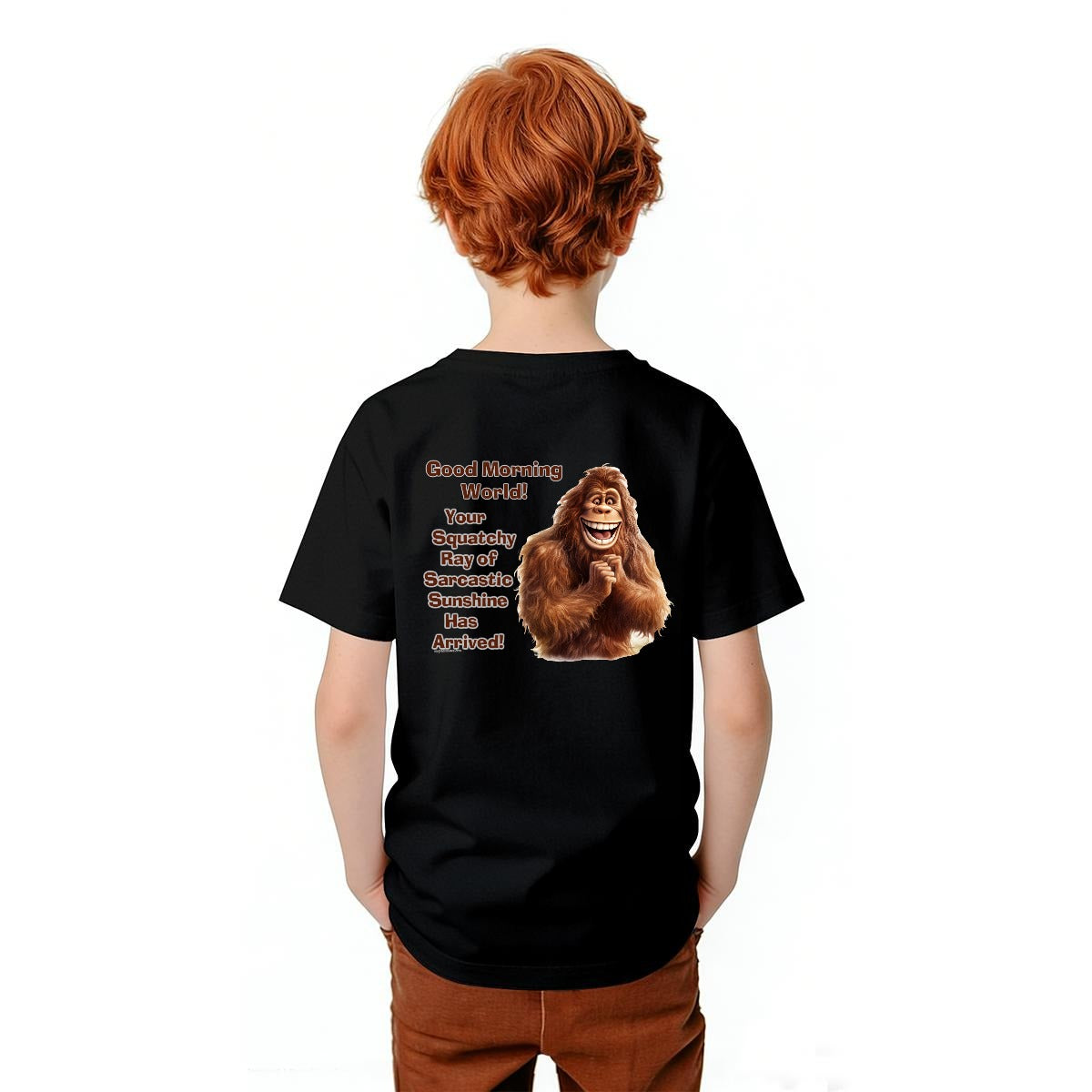 Bigfoot Sasquatch Designs, Kid’s Double Sided Gildan 5000B T Shirt