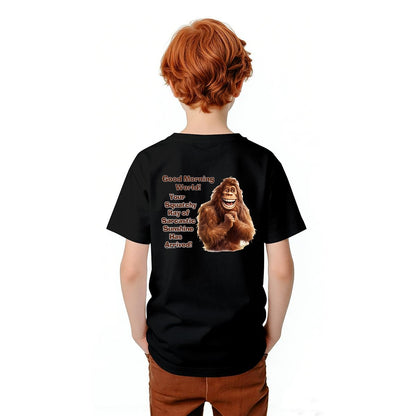 Bigfoot Sasquatch Designs, Kid’s Double Sided Gildan 5000B T Shirt
