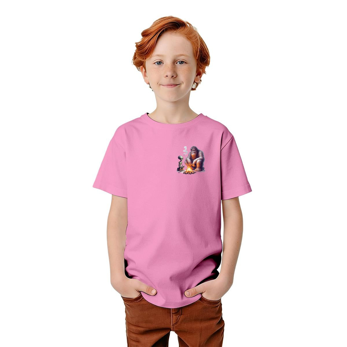 Bigfoot Sasquatch Designs, Kid’s Double Sided Gildan 5000B T Shirt