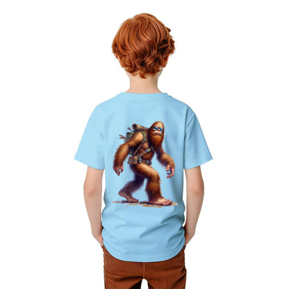 Bigfoot Sasquatch Designs, Kid’s Double Sided Gildan 5000B T Shirt