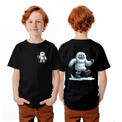 Bigfoot Sasquatch Designs, Kid’s Double Sided Gildan 5000B T Shirt
