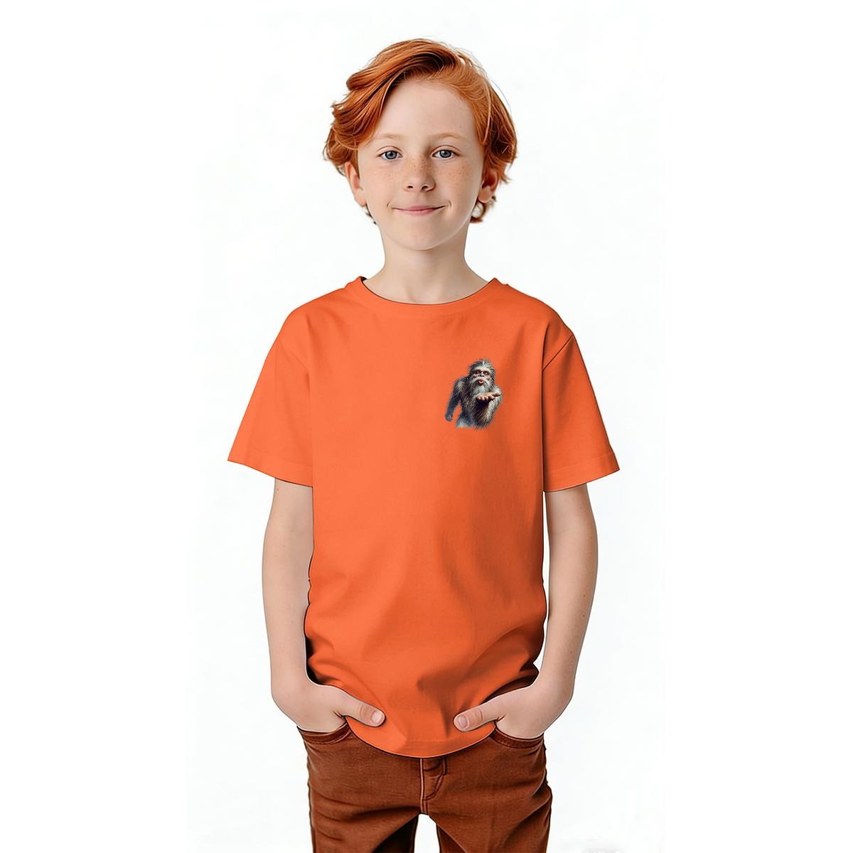 Bigfoot Sasquatch Designs, Kid’s Double Sided Gildan 5000B T Shirt